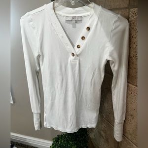 NWOT Loft v neck Henley